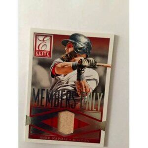 2015 Panini Elite Members Only Material Mike Napoli #46 (055)